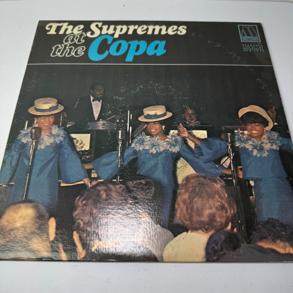 The Supremes at the Copa Live Motown NY‎ Vinyl Record Album Double Sided 1965